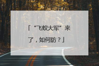 “飞蚁大军”来了，如何防？