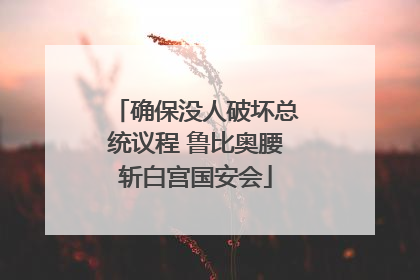 确保没人破坏总统议程 鲁比奥腰斩白宫国安会