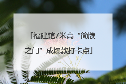 福建馆7米高“简牍之门”成爆款打卡点