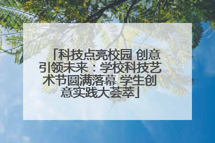 科技点亮校园 创意引领未来：学校科技艺术节圆满落幕 学生创意实践大荟萃
