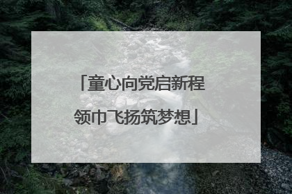 童心向党启新程 领巾飞扬筑梦想