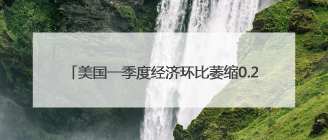 美国一季度经济环比萎缩0.2% 关税政策不确定性拖累增长