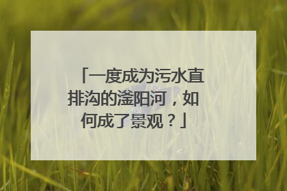 一度成为污水直排沟的滏阳河，如何成了景观？