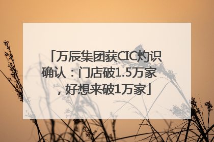 万辰集团获CIC灼识确认：门店破1.5万家，好想来破1万家