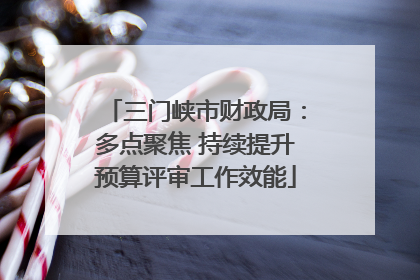 三门峡市财政局：多点聚焦 持续提升预算评审工作效能