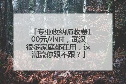 专业收纳师收费100元/小时，武汉很多家庭都在用，这潮流你跟不跟？