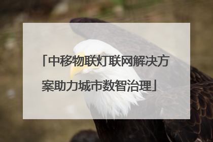中移物联灯联网解决方案助力城市数智治理