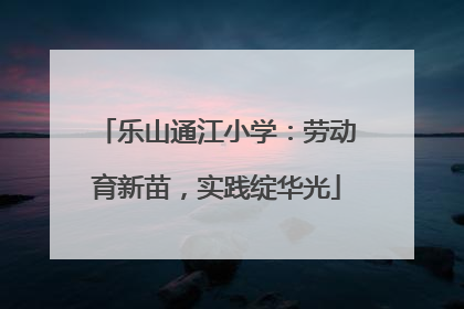 乐山通江小学：劳动育新苗，实践绽华光