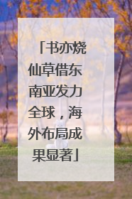 书亦烧仙草借东南亚发力全球，海外布局成果显著