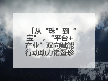 从“珠”到“宝”，“平台+产业”双向赋能行动助力诸暨珍珠升级蜕变