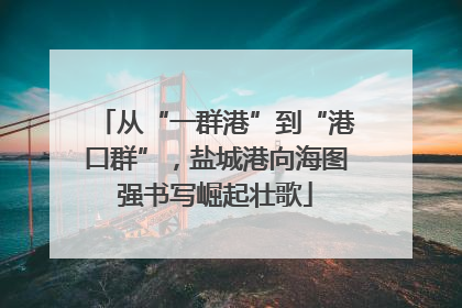 从“一群港”到“港口群”，盐城港向海图强书写崛起壮歌
