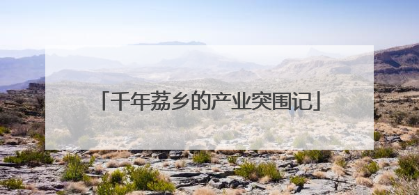 千年荔乡的产业突围记