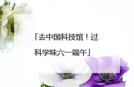 去中国科技馆！过科学味六一端午