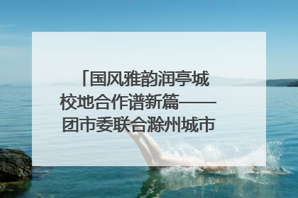 国风雅韵润亭城 校地合作谱新篇——团市委联合滁州城市职业学院助力传统文化“破圈”绽放