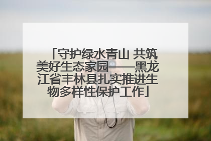 守护绿水青山 共筑美好生态家园——黑龙江省丰林县扎实推进生物多样性保护工作