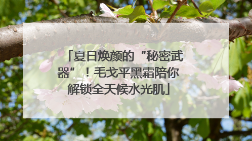 夏日焕颜的“秘密武器”！毛戈平黑霜陪你解锁全天候水光肌