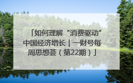 如何理解“消费驱动”中国经济增长｜一财号每周思想荟（第22期）