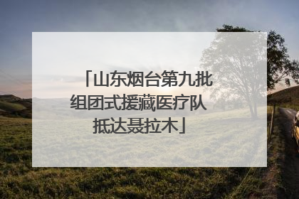 山东烟台第九批组团式援藏医疗队抵达聂拉木