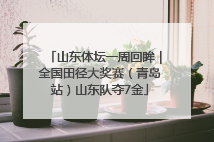 山东体坛一周回眸｜全国田径大奖赛（青岛站）山东队夺7金