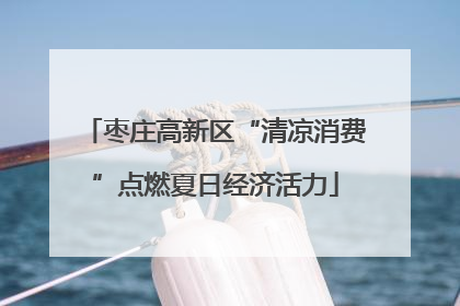 枣庄高新区“清凉消费”点燃夏日经济活力