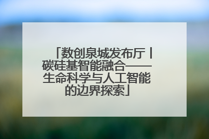 数创泉城发布厅丨碳硅基智能融合——生命科学与人工智能的边界探索