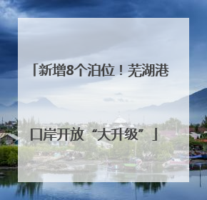 新增8个泊位！芜湖港口岸开放“大升级”