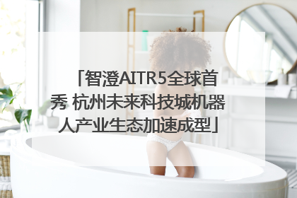 智澄AITR5全球首秀 杭州未来科技城机器人产业生态加速成型