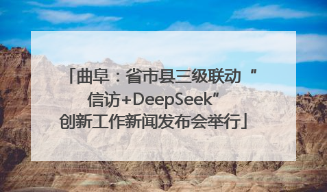 曲阜：省市县三级联动“信访+DeepSeek”创新工作新闻发布会举行