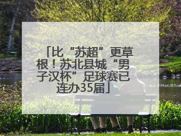 比“苏超”更草根！苏北县城“男子汉杯”足球赛已连办35届