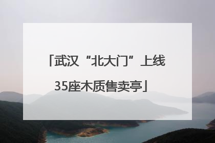 武汉“北大门”上线35座木质售卖亭