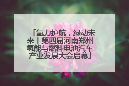 氢力护航，绿动未来丨第四届河南郑州氢能与燃料电池汽车产业发展大会启幕