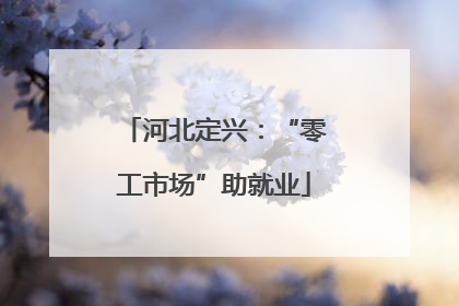 河北定兴：“零工市场”助就业
