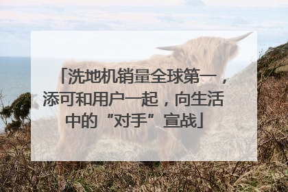 洗地机销量全球第一，添可和用户一起，向生活中的“对手”宣战