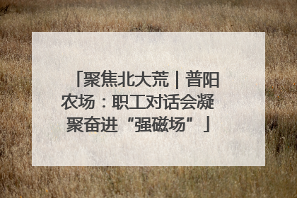 聚焦北大荒｜普阳农场：职工对话会凝聚奋进“强磁场”