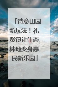 诗意田园新玩法！礼贤镇让生态林地变身惠民新乐园