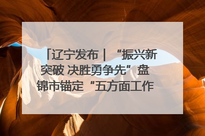 辽宁发布｜“振兴新突破 决胜勇争先”盘锦市锚定“五方面工作”力争全年地区生产总值增长5.5%左右