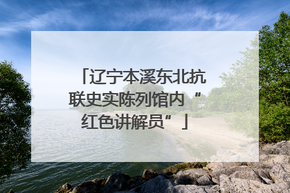辽宁本溪东北抗联史实陈列馆内“红色讲解员”