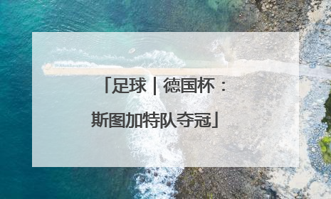足球｜德国杯：斯图加特队夺冠