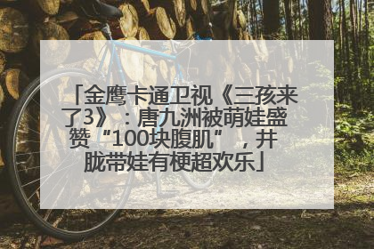 金鹰卡通卫视《三孩来了3》：唐九洲被萌娃盛赞“100块腹肌”，井胧带娃有梗超欢乐