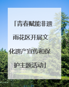 青春赋能非遗 雨花区开展文化遗产宣传和保护主题活动