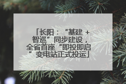 长阳：“基建 + 智巡”同步建设，全省首座“即投即启”变电站正式投运