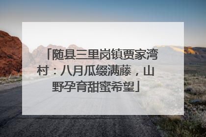 随县三里岗镇贾家湾村：八月瓜缀满藤，山野孕育甜蜜希望