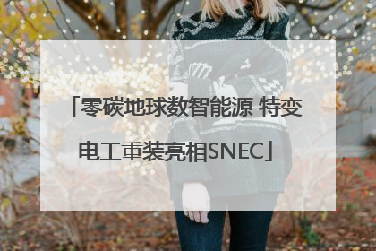 零碳地球数智能源 特变电工重装亮相SNEC