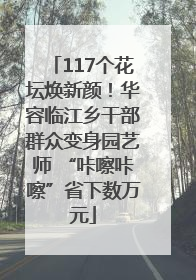 117个花坛焕新颜！华容临江乡干部群众变身园艺师 “咔嚓咔嚓”省下数万元