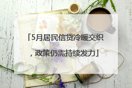 5月居民信贷冷暖交织，政策仍需持续发力