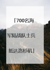 700名海军陆战队士兵抵达洛杉矶