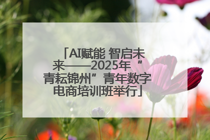 AI赋能 智启未来——2025年“青耘锦州”青年数字电商培训班举行
