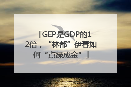 GEP是GDP的12倍，“林都”伊春如何“点绿成金”